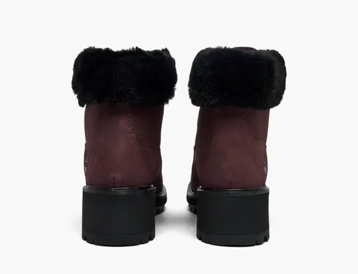 Обувь Timberland Kinsley 6 Inch Waterproof Boots WMNS «Deep Red» бордовый