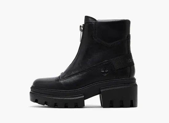 Обувь Timberland Everleigh Front-Zip Boot WMNS «Triple Black» черный