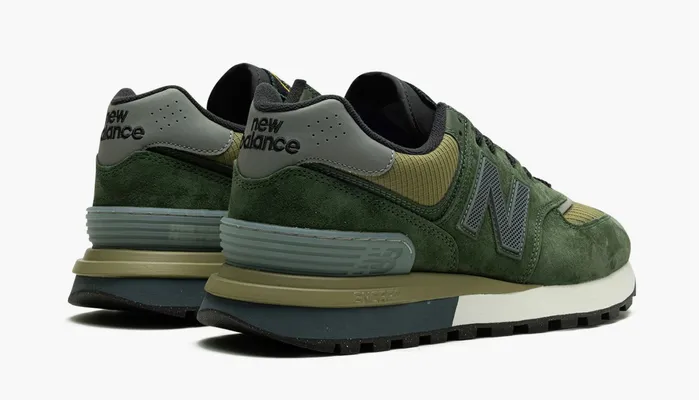 Кроссовки New Balance 574 Legacy x Stone Island «Dark Green» зеленый