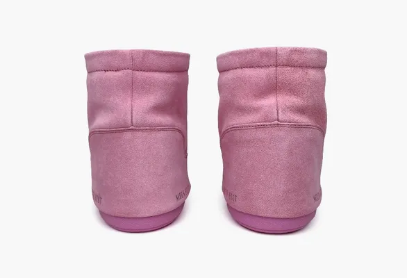 Обувь Moon Boot No Lace Suede Boot «Pink» розовый