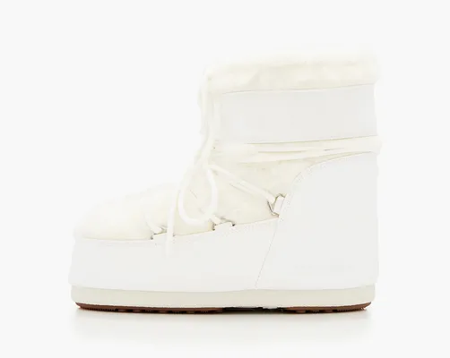 Обувь Moon Boot Icon Low Faux Fur Snow Boots «White» белый