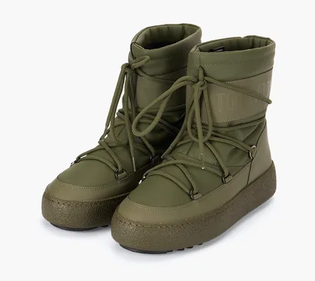 Обувь Moon Boot Mtrack Tube Rubber «Khaki» зеленый