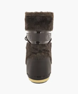 Обувь Moon Boot Classic Faux Fur «Brown» коричневый