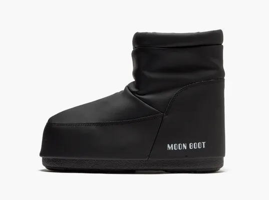 Обувь Moon Boot No Lace Rubber Boot «Black» черный