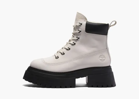 Обувь Timberland Sky 6 Inch Lace-Up WMNS «White Black» белый
