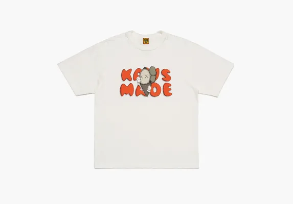 Одежда Human Made 24FW x Kaws Graphic Tee T-shirt «White» белый