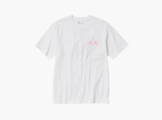Одежда Kaws x Uniqlo UT Short Sleeve Graphic T-Shirt «White» белый
