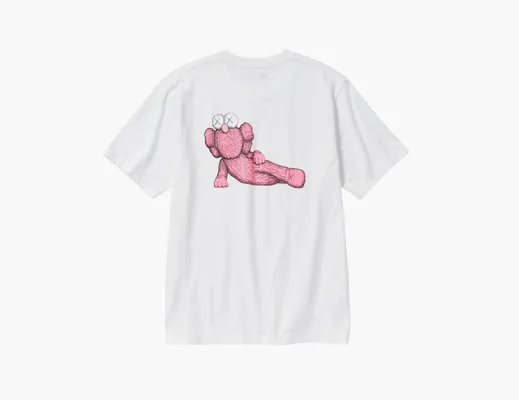 Одежда Kaws x Uniqlo UT Short Sleeve Graphic T-Shirt «White» белый