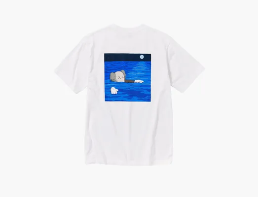 Одежда Uniqlo UT x Kaws Short Sleeve Graphic T-Shirt «White» белый