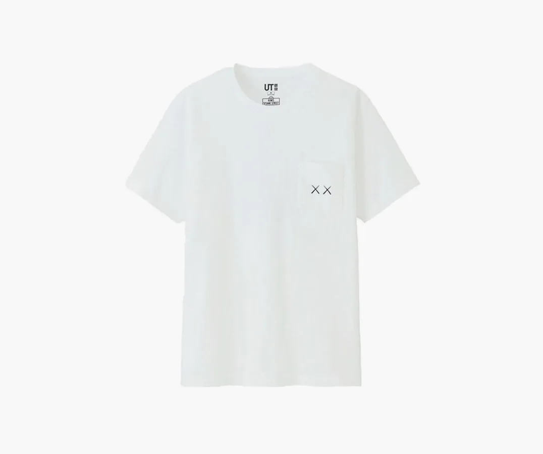 Kaws x Uniqlo x Sesame Street XX Pocket Tee «White»