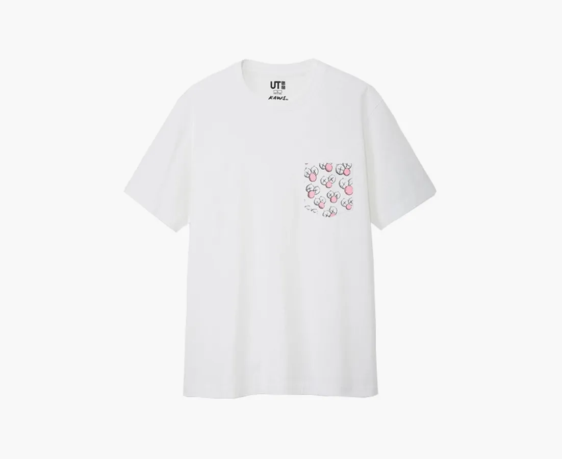Kaws x Uniqlo BFF Pocket Tee T-Shirt «White»