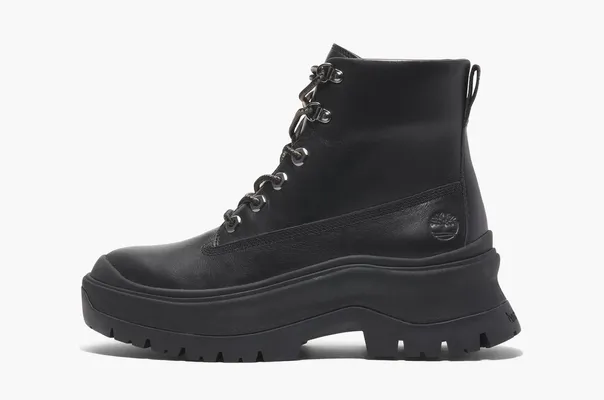 Обувь Timberland Roxie Lane Mid Lace-Up Boot WMNS «Black Full Grain» черный