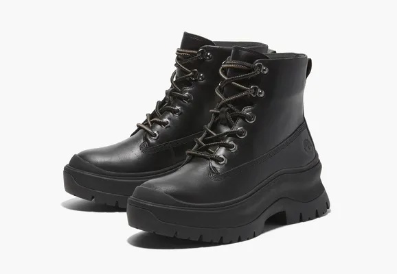 Обувь Timberland Roxie Lane Mid Lace-Up Boot WMNS «Black Full Grain» черный