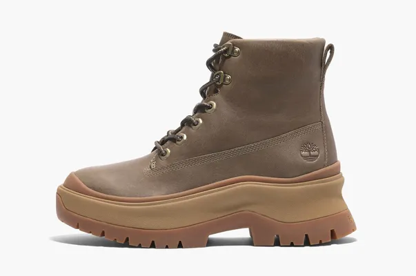 Обувь Timberland Roxie Lane Mid Lace-Up Boot WMNS «Medium Brown Full Grain» коричневый
