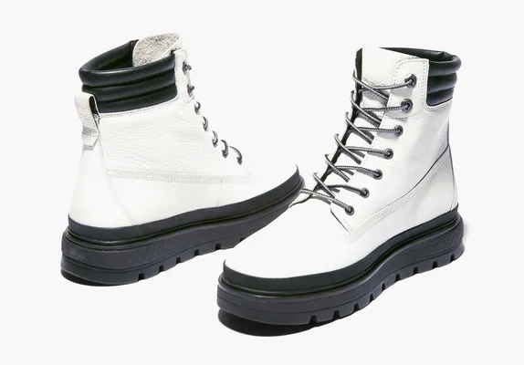 Обувь Timberland Greenstride 6 Inch Ray City Waterproof Boot WMNS «White Full Grain» белый