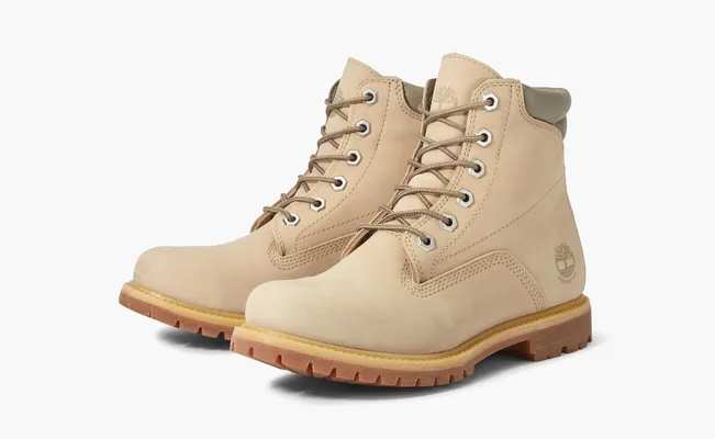 Обувь Timberland 6 Inch Waterproof Boot WMNS «Humus» бежевый