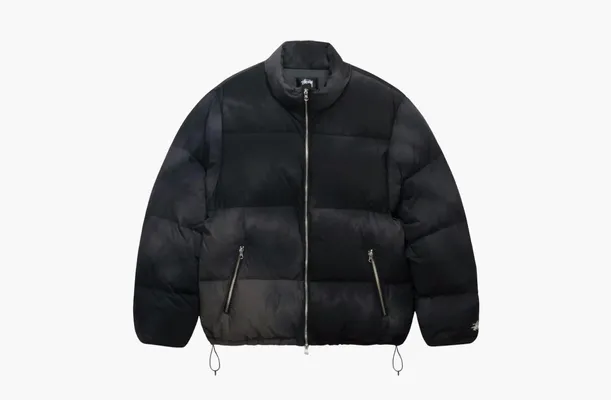Одежда Stussy Recycled Nylon Down Puffer «Vintage Black» черный