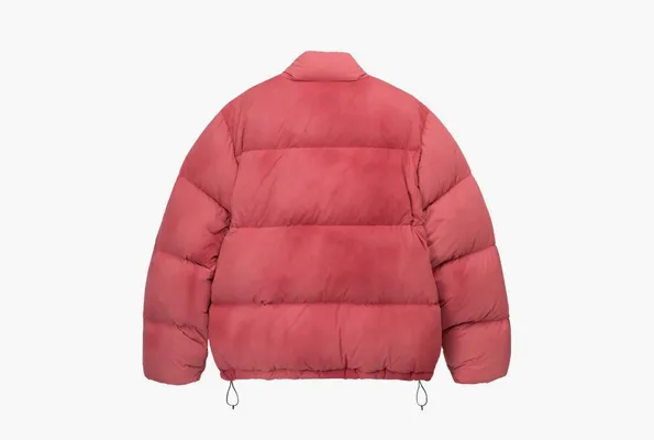 Одежда Stussy Recycled Nylon Down Puffer «Faded Red» красный