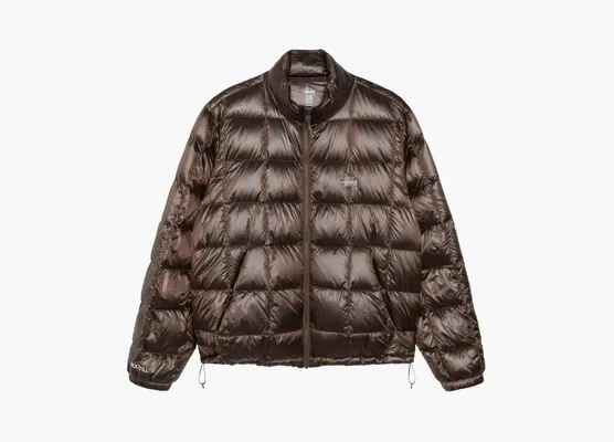 Одежда Stussy Midweight Puffer «Brown» коричневый