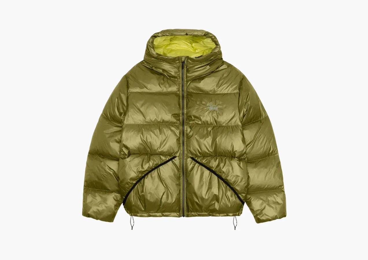 Stussy Down Parka Micro Ripstop «Olive»