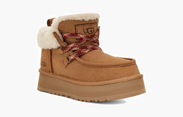 Обувь UGG Funkarra Cabin Cuff Boot Chestnut (Women's) &nbsp;</b>Chestnut
