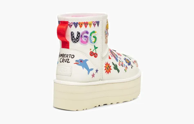 Обувь Wmns Classic Platform Boot 'Pop Sketch' &nbsp;</b>White