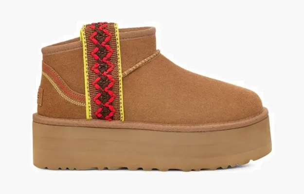 Обувь Wmns Classic Ultra Mini Platform 'Braid - Chestnut' &nbsp;</b>Chestnut