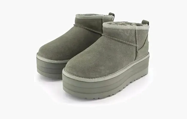 Обувь Wmns Classic Ultra Mini Platform Boot 'Moss Green' &nbsp;</b>Moss Green