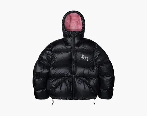 Одежда Stussy Micro Ripstop Down Parka «Black» черный