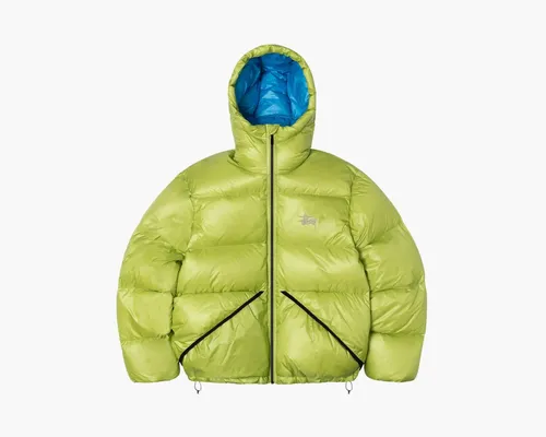 Одежда Stussy Down Parka Micro Ripstop «Lime» зеленый