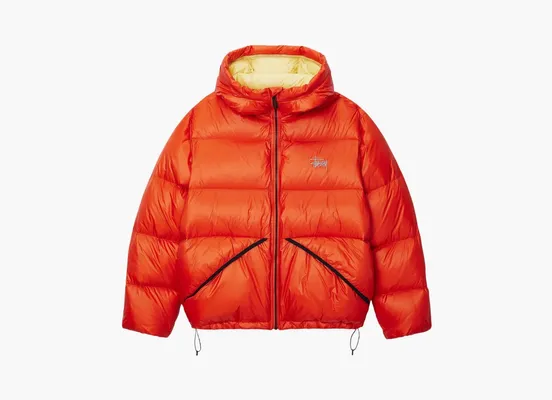 Одежда Stussy Down Parka Micro Ripstop «Cayenne» красный