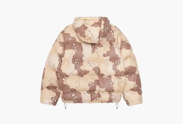 Одежда Stussy Down Parka Micro Ripstop «Khaki» бежевый