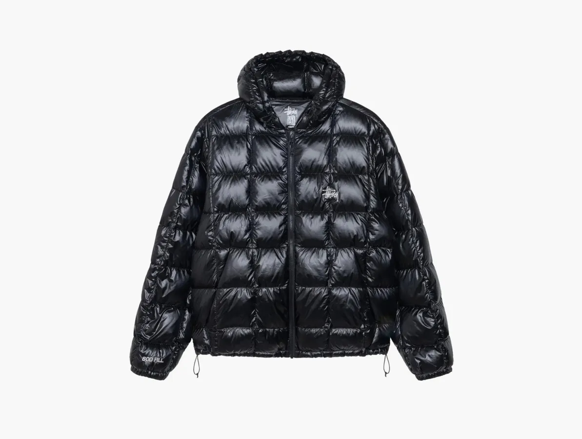 Stussy Midweight Hooded Puffer «Black»