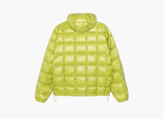 Одежда Stussy Midweight Hooded Puffer «Lime» зеленый
