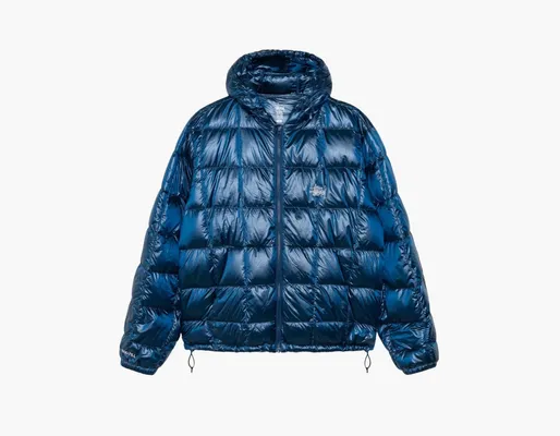 Одежда Stussy Midweight Hooded Puffer «Royal» синий