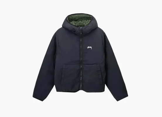Одежда Stussy Sherpa Jacket «Olive» зеленый