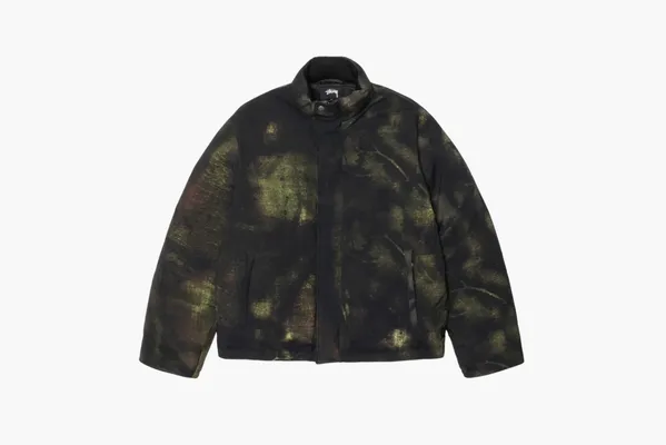 Одежда Stussy Short Down Jacket «Fortine» зеленый