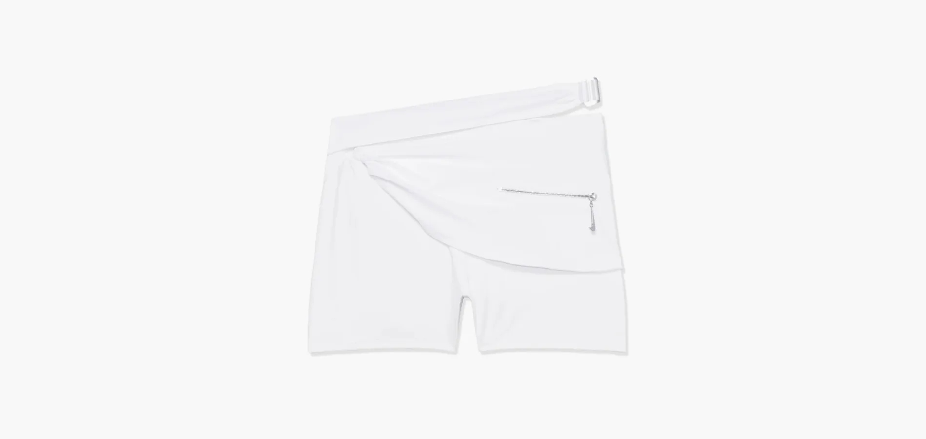 Nike x Jacquemus Drapped Bike Shorts «White»