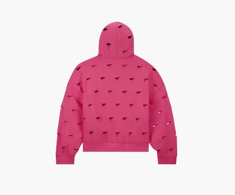 Одежда Nike x Jacquemus Le Swoosh Hoodie «Dark Pink» розовый