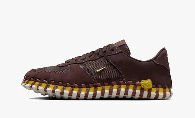 Кроссовки Jacquemus x Nike J Force 1 Low LX SP WMNS «Earth» коричневый