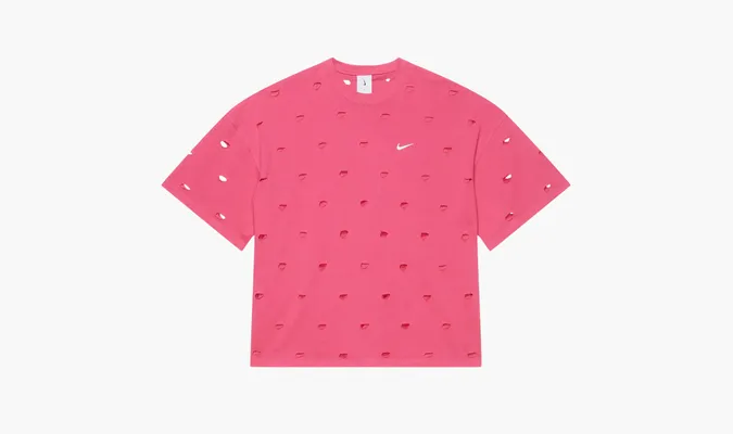 Одежда Nike x Jacquemus Le Swoosh T-shirt «Dark Pink» розовый