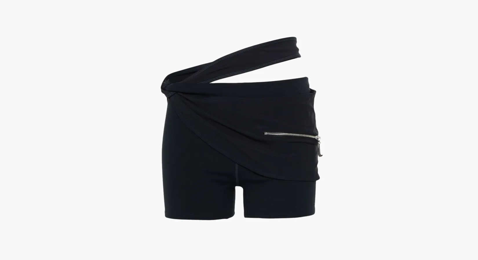 Nike x Jacquemus Drapped Bike Shorts «Dark Blue»
