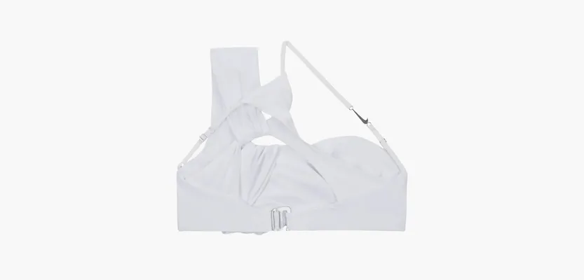 Одежда Nike x Jacquemus La Brassière Drapée Sports Bra «White» белый