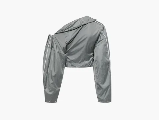 Одежда Nike x Jacquemus Short Asymmetrical Jacket «Grey» серый