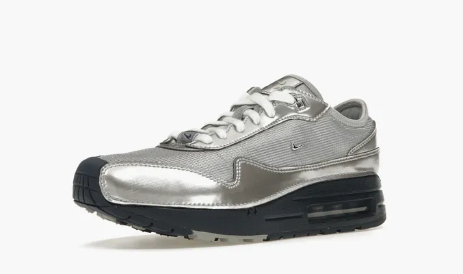 Кроссовки Nike Air Max 1 '86 x Jacquemus WMNS «Big Bubble - Silver» серебряный