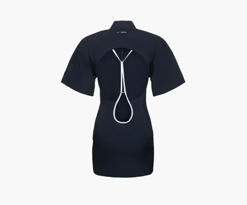 Одежда Nike x Jacquemus Short-Sleeved T-Shirt Dress «Dark Navy» синий