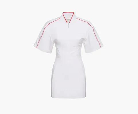 Одежда Nike x Jacquemus Short-Sleeved T-Shirt Dress «White» белый