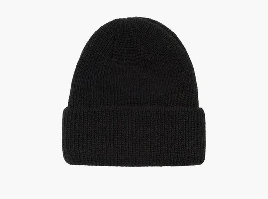 Аксессуары Stussy Stock Cuff Beanie «Black» черный