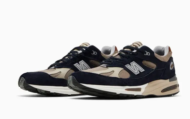 Кроссовки New Balance 991v2 «After Midnight Sepia Tint» синий