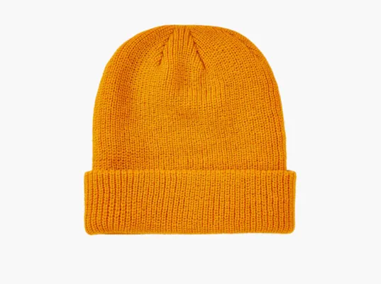 Аксессуары Stussy Basic Cuff Beanie «Tangerine» оранжевый